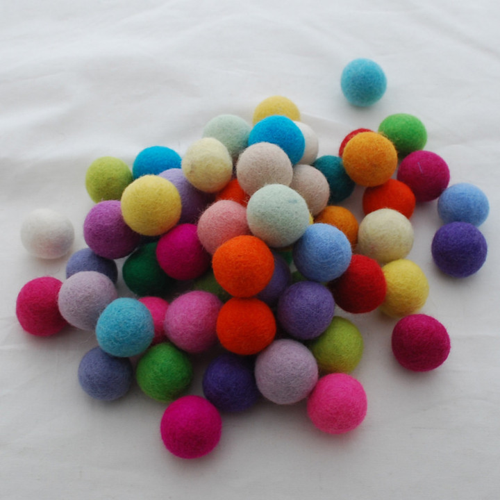 Handmade Felt Balls – Eco-Friendly Nepali Craft