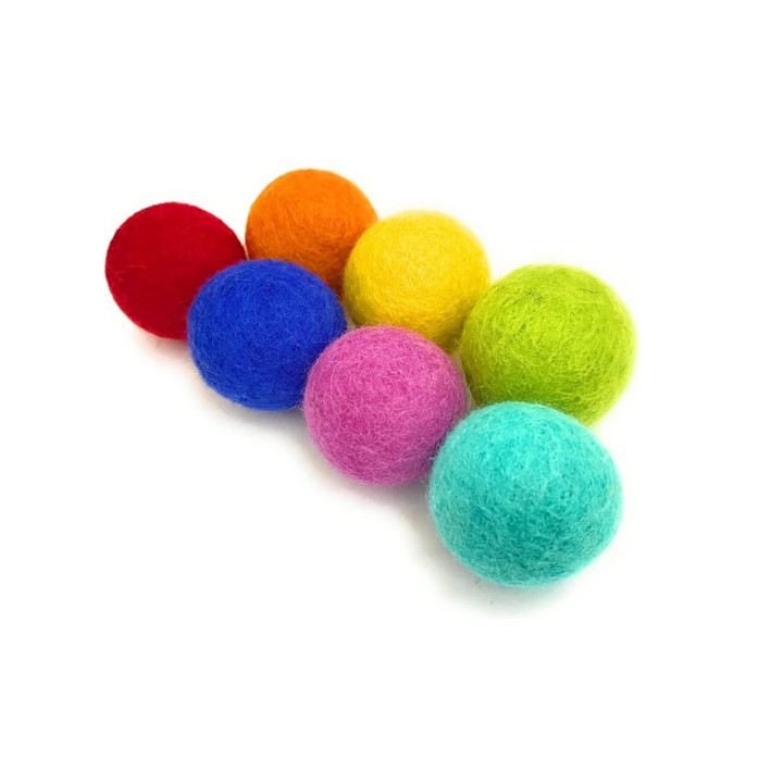 Handmade Felt Balls – Eco-Friendly Nepali Craft