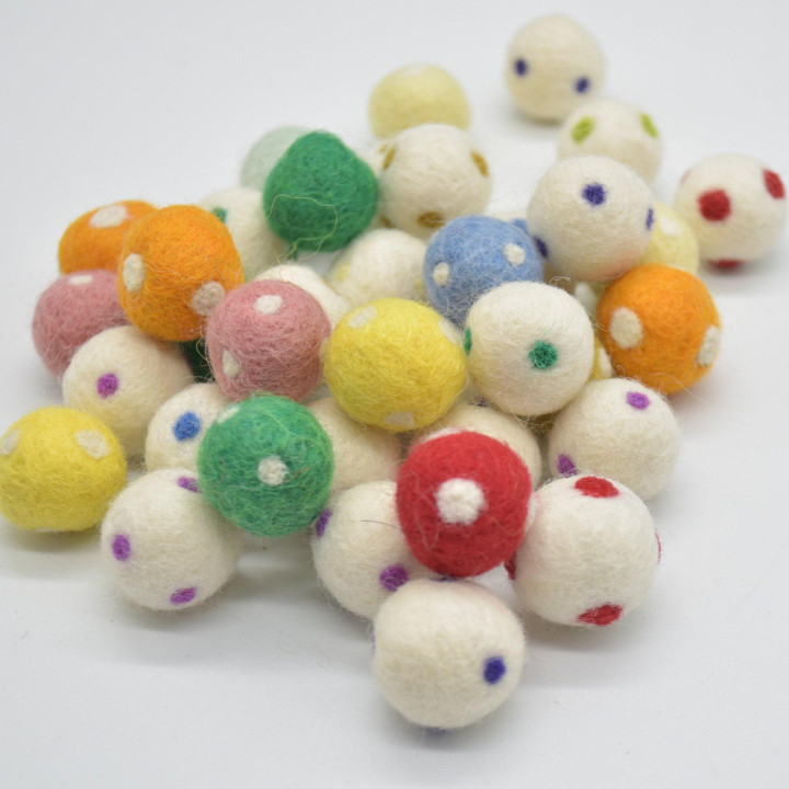 Handmade Felt Balls – Eco-Friendly Nepali Craft