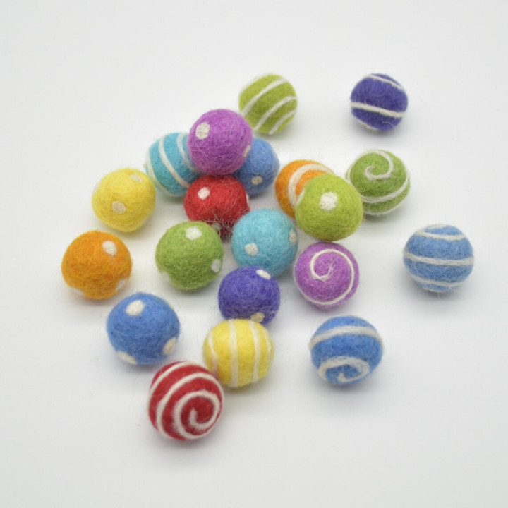 Handmade Felt Balls – Eco-Friendly Nepali Craft